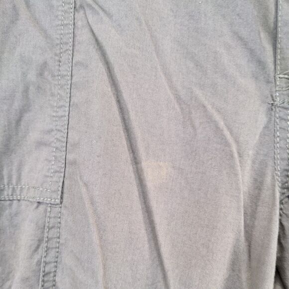 Vanilla Star Women's Straight Leg Cargo Pants Green Large Drawstring Waist - Picture 4 of 12